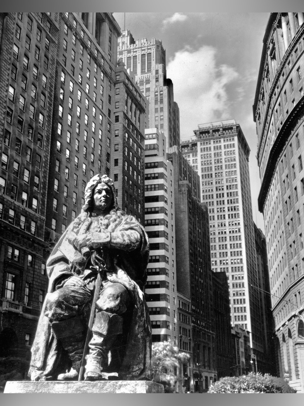 1936 DePeyster Statue Broadway Manhattan New York 8x10 Photo Print